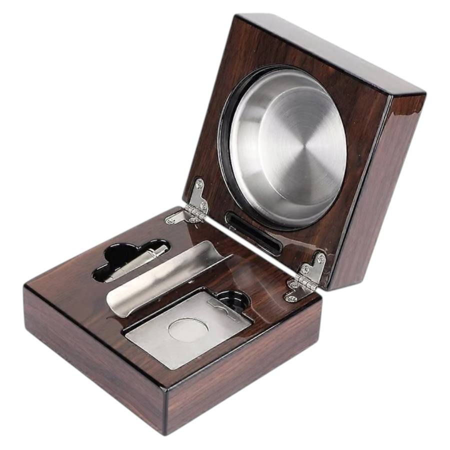 Ashtray – Folding Walnut