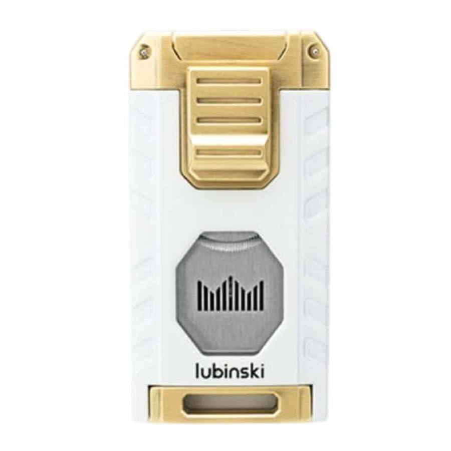 LUBINSKI Alloy Multifunctional Tripple Jet Torch White
